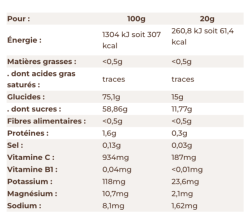 MELTONIC - TONIC' GEL ANTIOXYDANT BIO - Miel / Acérola / Spiruline