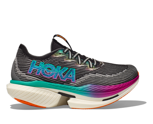 HOKA - CIELO X1 - Black / Electric Aqua