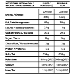 NAAK - PURÉE ÉNERGÉTIQUE ULTRA ENERGY SALÉE Patate Douce / Courge Butternut